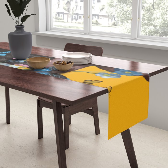 Blooming in Flight 1 Table Runner Gallery Image 2