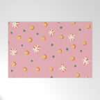 Pink dots and stars Welcome Mat Gallery Image 1