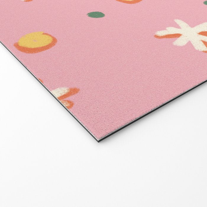 Pink dots and stars Welcome Mat Gallery Image 2