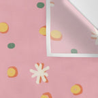 Pink dots and stars Wall Tapestry Gallery Image 3