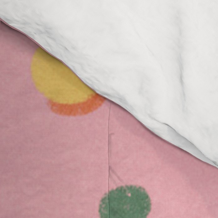 Pink dots and stars Comforter Gallery Image 4