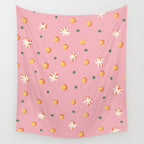 Pink dots and stars Wall Tapestry Gallery Image 4
