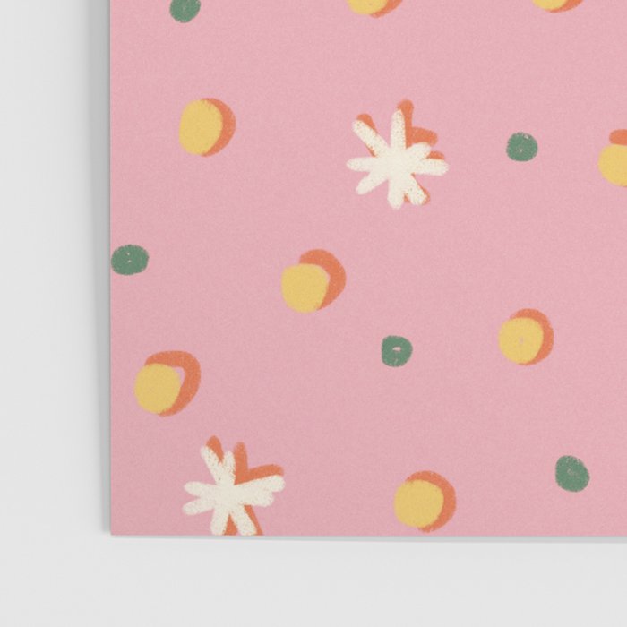 Pink dots and stars Poster Gallery Image 3