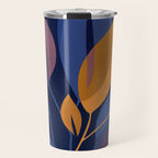 Scorpio Dark Abstract Botanical Travel Mug Gallery Image 1