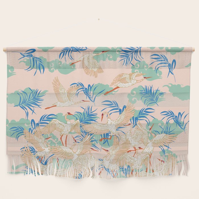 Cranes dance Wall Hanging Gallery Image 1