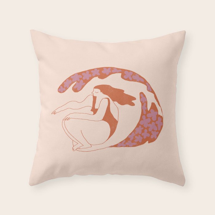 Hola Ola! Throw Pillow Gallery Image 6