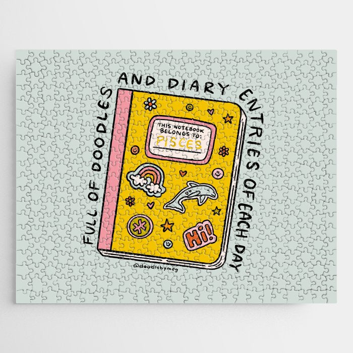Pisces Notebook Jigsaw Puzzle Gallery Image 1