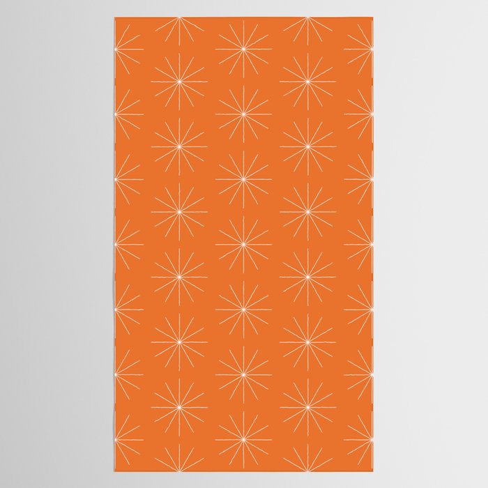 Minimalist Starburst Pattern X Tablecloth Gallery Image 2