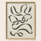Bow ribbon 02 Serving Tray Gallery Image 1