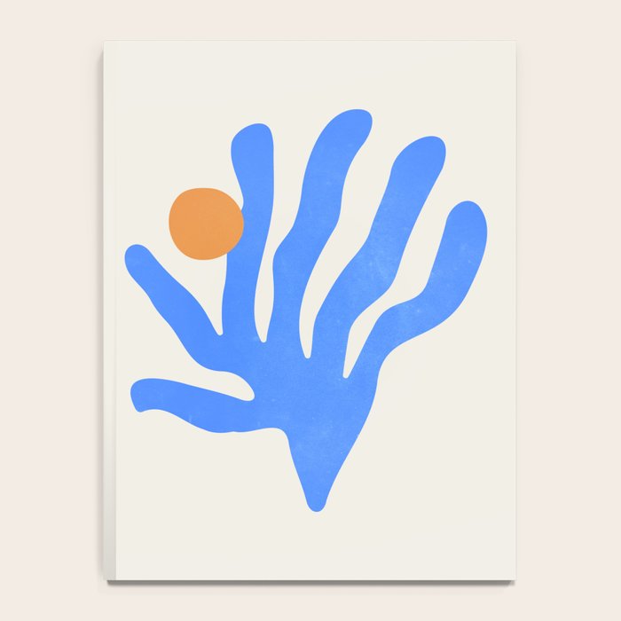 Jazz Blue Leaf: Matisse Series 02 | Mid-Century Edition Notebook Gallery Image 4
