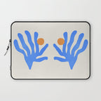 Jazz Blue Leaf: Matisse Series 02 | Mid-Century Edition Laptop Sleeve Gallery Image 1