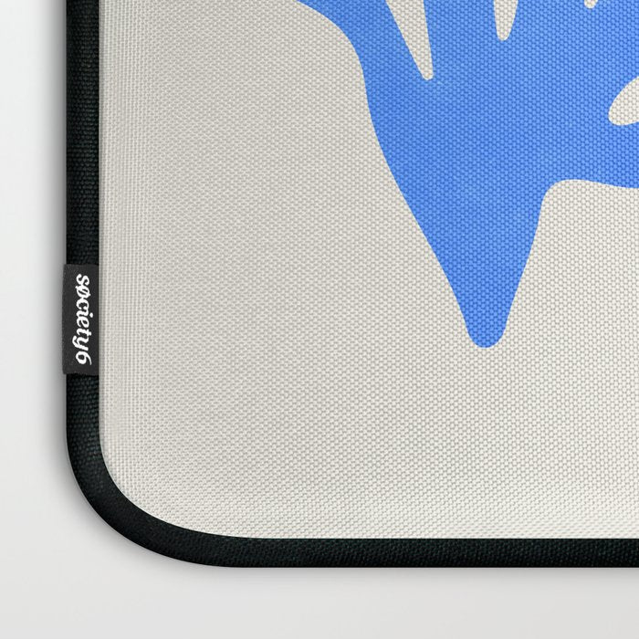 Jazz Blue Leaf: Matisse Series 02 | Mid-Century Edition Laptop Sleeve Gallery Image 3