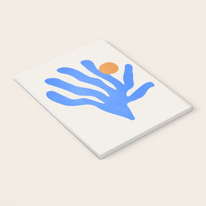 Jazz Blue Leaf: Matisse Series 02 | Mid-Century Edition Notebook Gallery Image 3