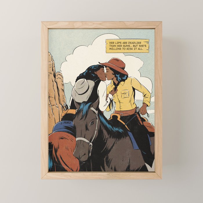 deadly lips Mini Art Print Gallery Image 1