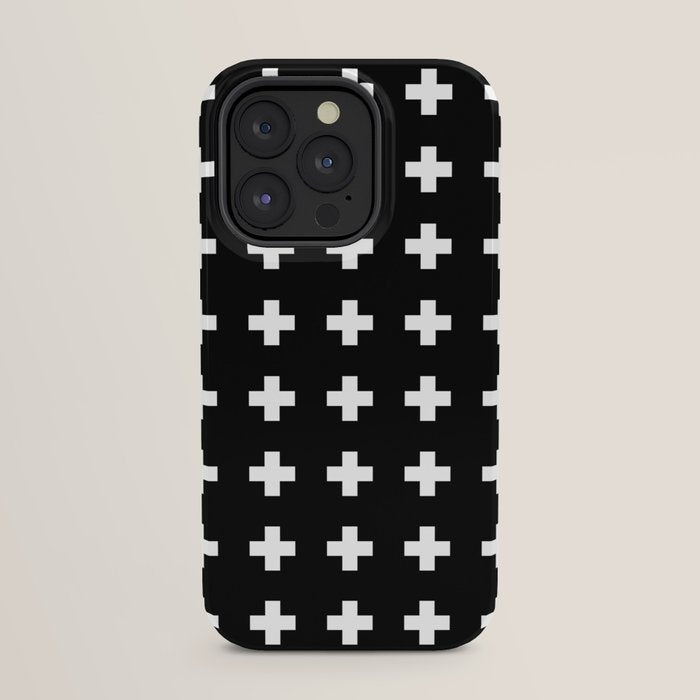 Swiss Cross Black iPhone Case Gallery Image 23