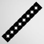 Swiss Cross Black Table Runner Gallery Image 3