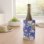 Wild Floral - Blue, Pink and Yellow Wine Chiller Gallery Image 4