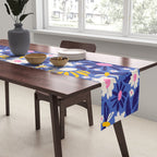 Wild Floral - Blue, Pink and Yellow Table Runner Gallery Image 2