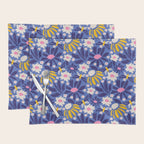 Wild Floral - Blue, Pink and Yellow Placemat Gallery Image 1