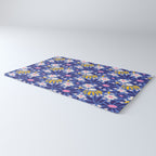 Wild Floral - Blue, Pink and Yellow Rug Gallery Image 3