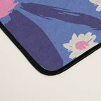Wild Floral - Blue, Pink and Yellow Desk Mat Gallery Image 4