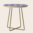 Wild Floral - Blue, Pink and Yellow Side Table Gallery Image 1