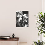 Nuns Smoking, Funny Black and White Vintage Art Poster Gallery Image 2
