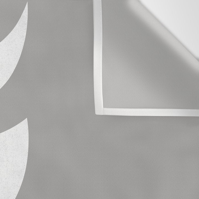 Lunar Eclipse - White Grey Wall Tapestry Gallery Image 3