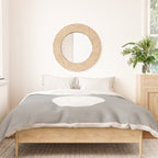 Lunar Eclipse - White Grey Duvet Cover Gallery Image 3