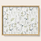 Wildflowers Meadow Botanical Flower Garden  Serving Tray Gallery Image 1