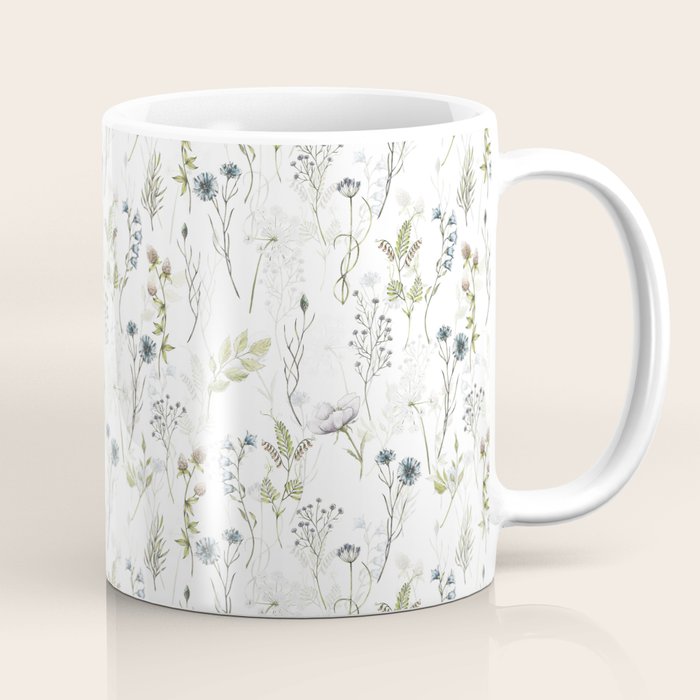 Wildflowers Meadow Botanical Flower Garden  Coffee Mug Gallery Image 1