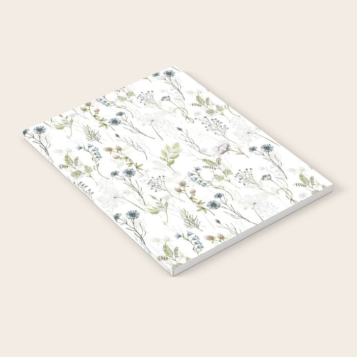 Wildflowers Meadow Botanical Flower Garden  Notebook Gallery Image 2