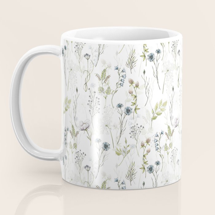 Wildflowers Meadow Botanical Flower Garden  Coffee Mug Gallery Image 3