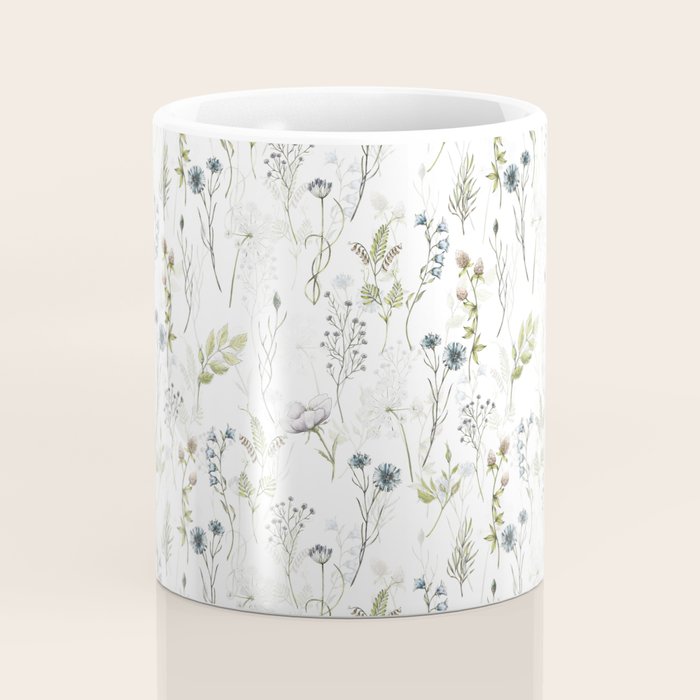 Wildflowers Meadow Botanical Flower Garden  Coffee Mug Gallery Image 4
