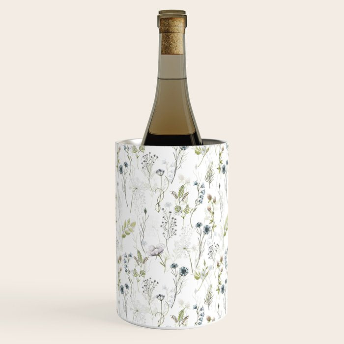 Wildflowers Meadow Botanical Flower Garden  Wine Chiller Gallery Image 1