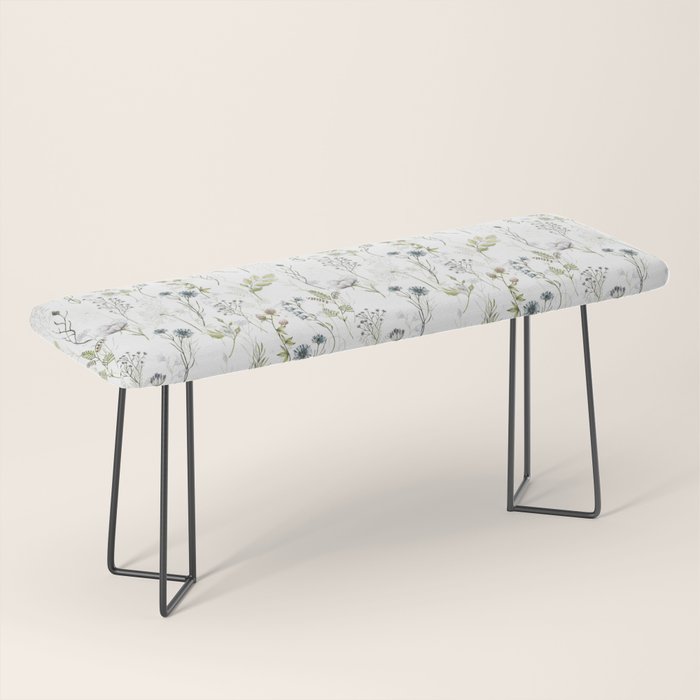 Wildflowers Meadow Botanical Flower Garden  Bench Gallery Image 1