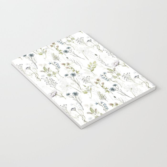Wildflowers Meadow Botanical Flower Garden  Notebook Gallery Image 3