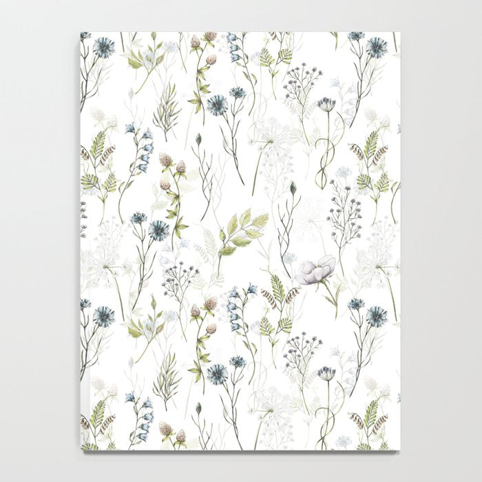Wildflowers Meadow Botanical Flower Garden  Notebook Gallery Image 4