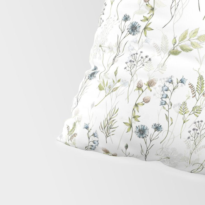 Wildflowers Meadow Botanical Flower Garden  Pillow Sham Gallery Image 4