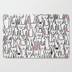 Bunny family Cutting Board Gallery Image 1