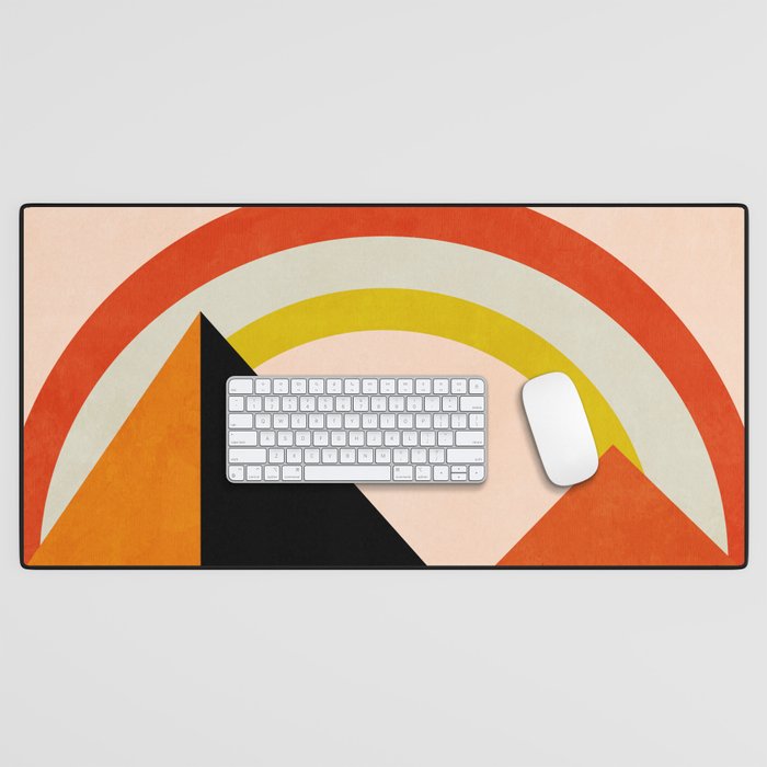 retro minimal 4 Desk Mat Gallery Image 1