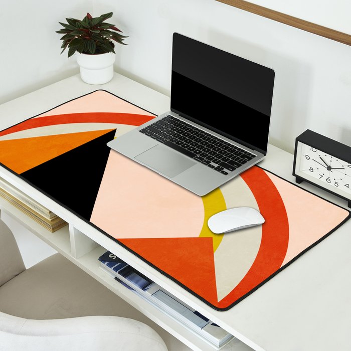 retro minimal 4 Desk Mat Gallery Image 2