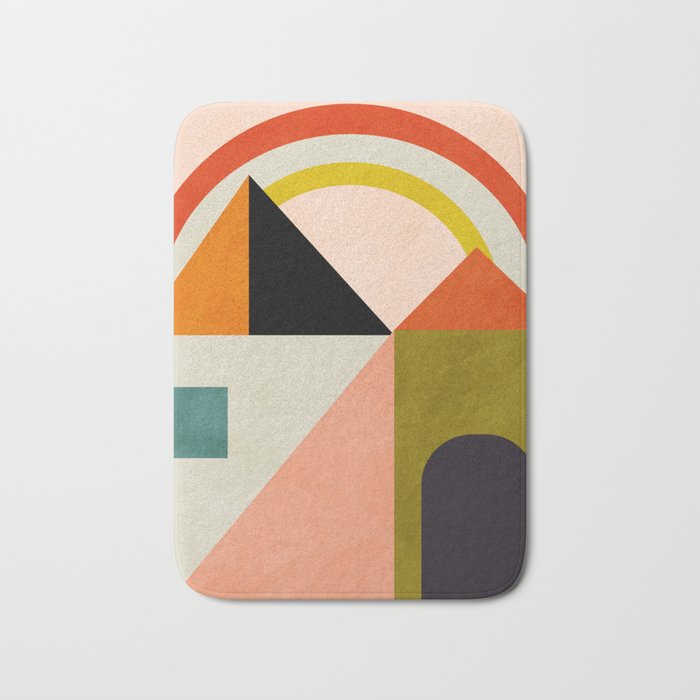 retro minimal 4 Bath Mat Gallery Image 1