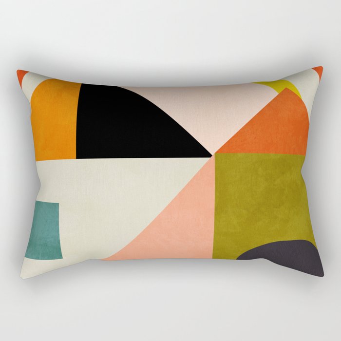 retro minimal 4 Rectangular Pillow Gallery Image 1