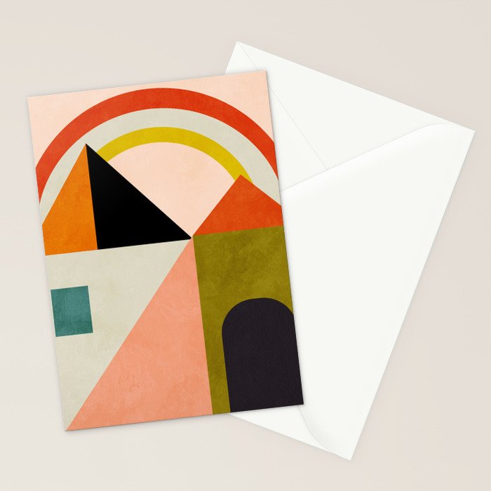 retro minimal 4 Stationery Card Gallery Image 2