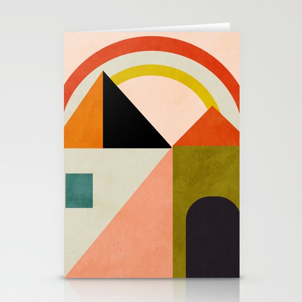 retro minimal 4 Stationery Card Gallery Image 1