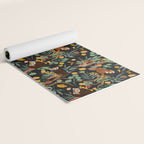 RED PANDAS IN DARK WILD NATURE Yoga Mat Gallery Image 2