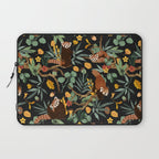 RED PANDAS IN DARK WILD NATURE Laptop Sleeve Gallery Image 1