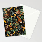 RED PANDAS IN DARK WILD NATURE Stationery Card Gallery Image 2