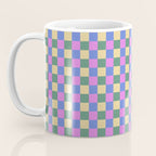 Checkered Multicolor Pattern XXI Colorful Spring Coffee Mug Gallery Image 3